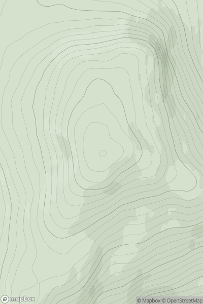 Thumbnail image for Carn Ban [Kyle of Lochalsh to Garve] showing contour plot for surrounding peak